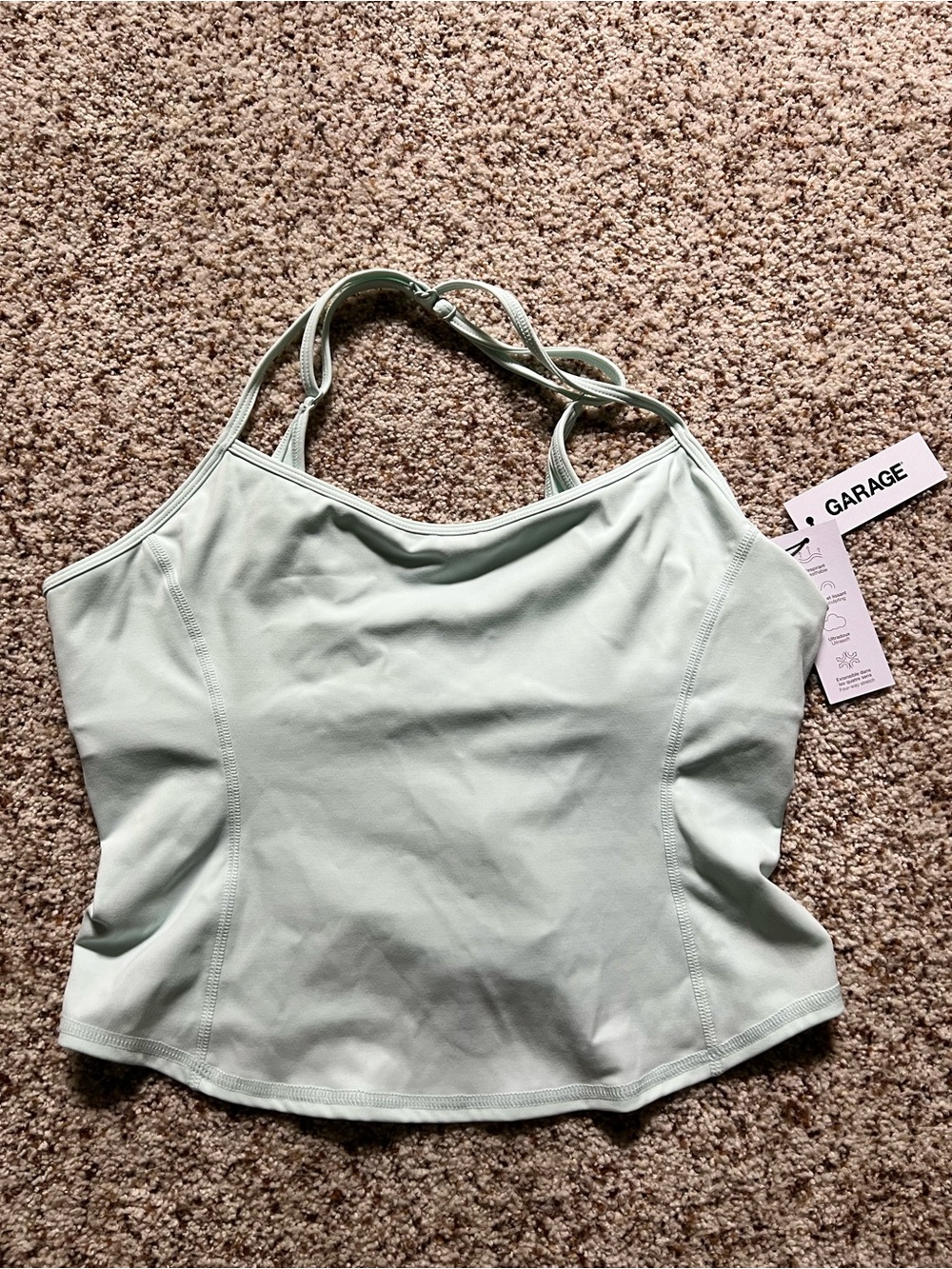 Garage mint green key loop
